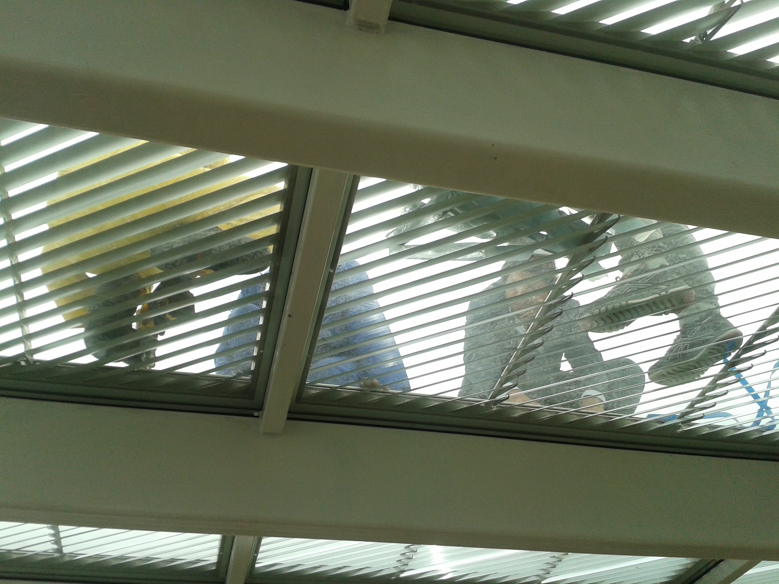 QBIC Roof - Inside slose view.